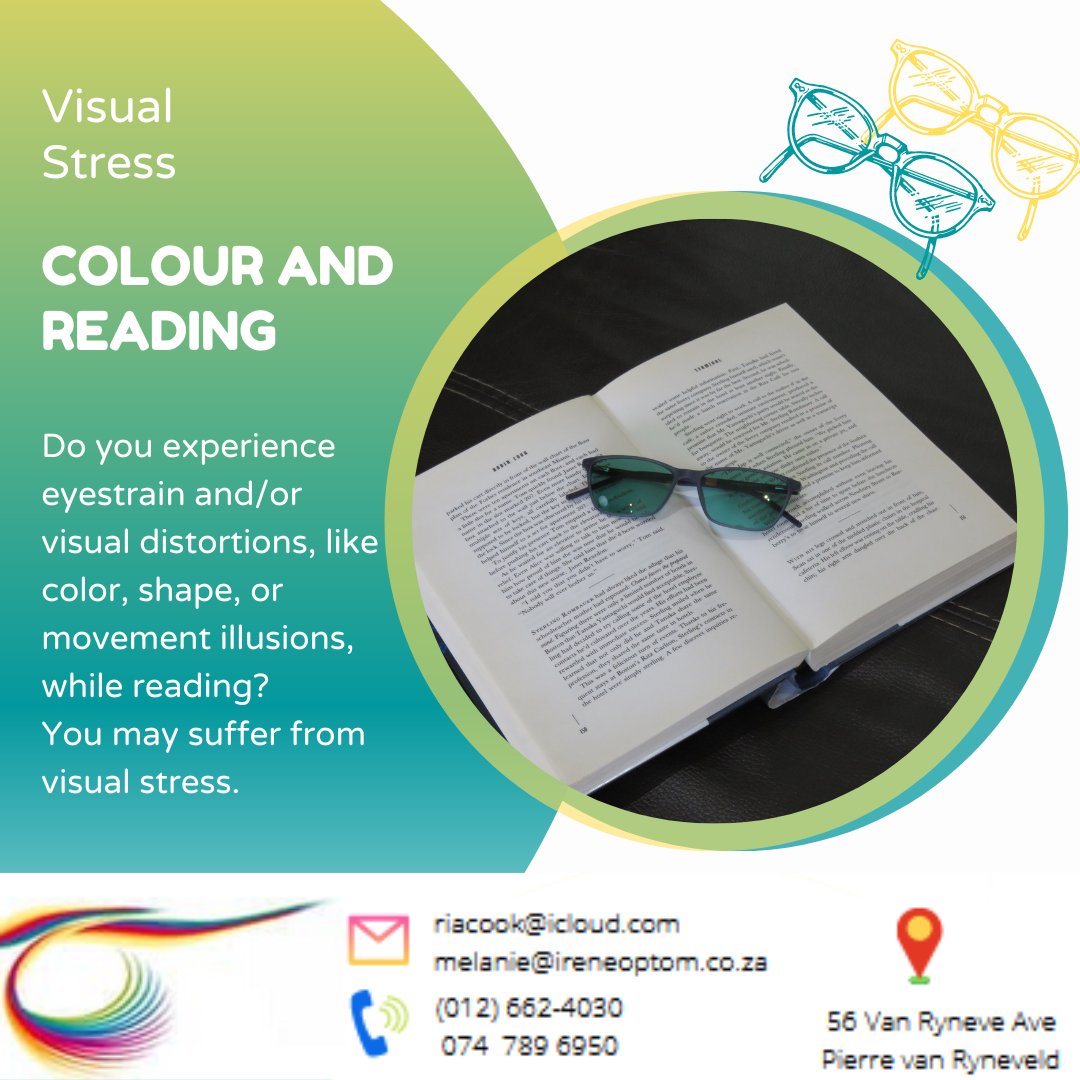 visual_stress's tweet photo. With the correct colour filter we may be able to improve your reading experience.
Contact us for a non-invasive assessment.

 #visualstress #visualstresssyndrome #visualscreening #difficulttoread #visualdiscomfort #noninvasive #reading #readingisdifficult #colourfilters https://t.co/phgVLvMtLp