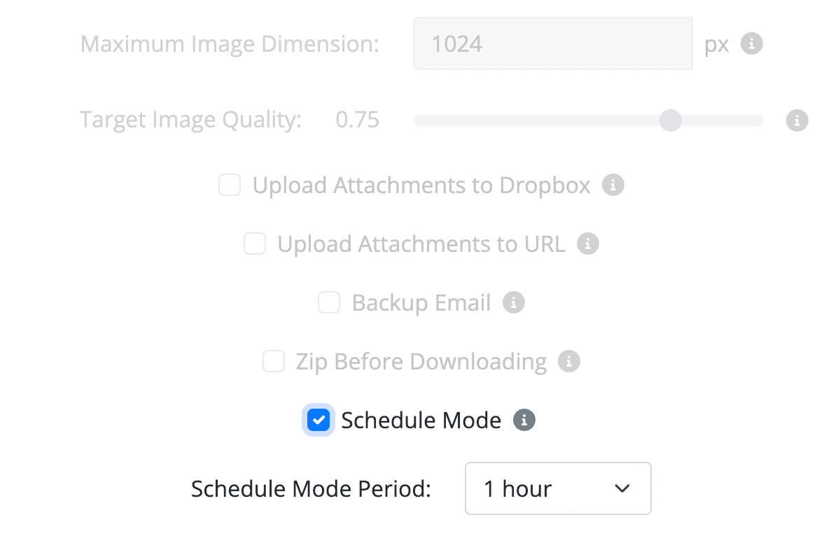 You can now process your Gmail emails (download/remove/upload attachments) at a regular interval! ⌛📧 #attachments #schedule unattach.app