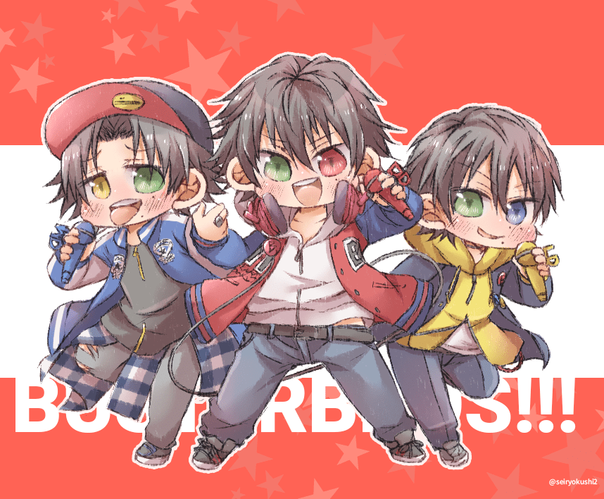 ヒプマイ「ヒプノシスマイク5周年おめでとうございますBuster Bros!!!推しですこ」|青緑紫🕰のイラスト
