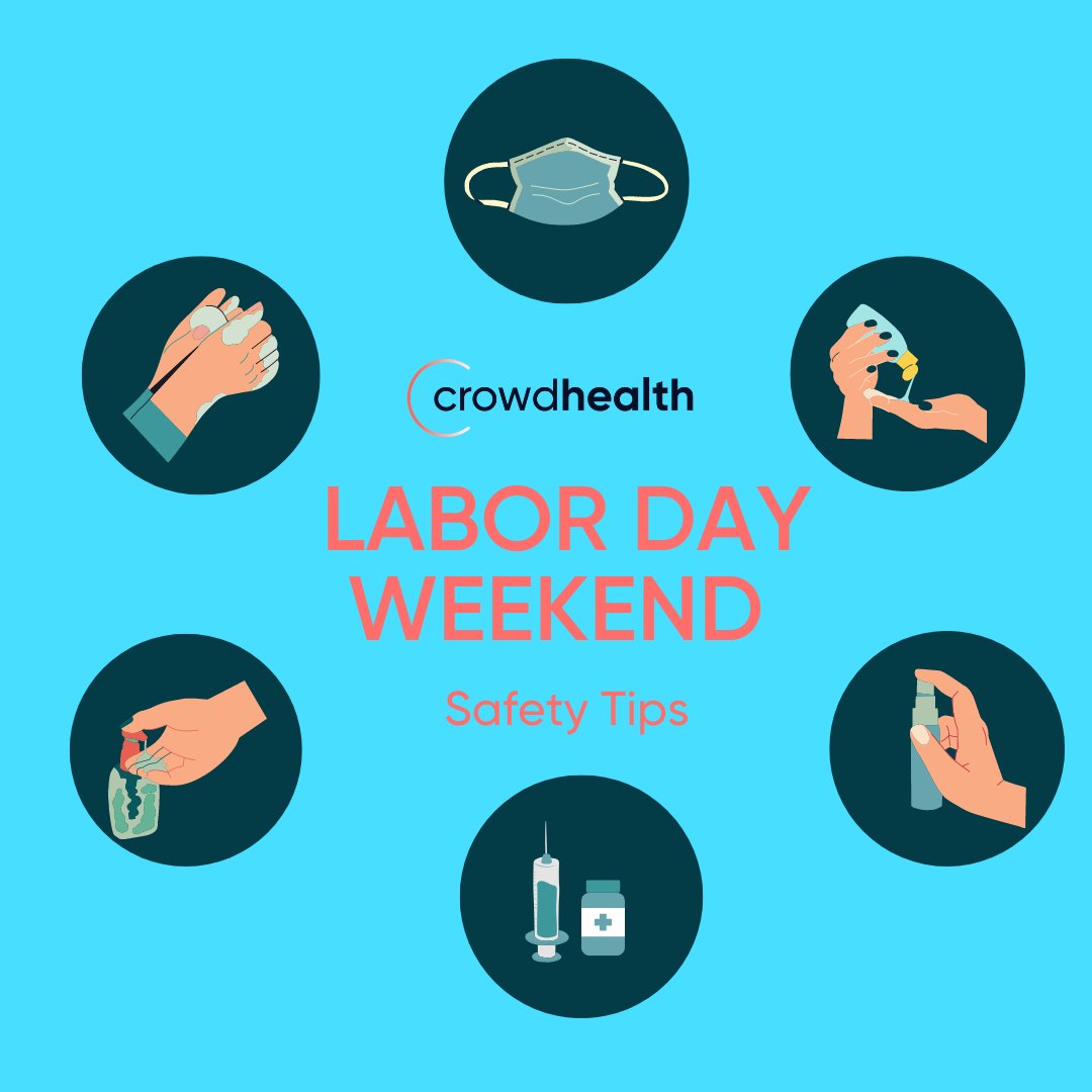 CrowdHealthNYC's tweet photo. Here are a few health tips before we head into the long weekend. Have fun and be safe!

#healthtips #PPEmarket #COVID-19 #fluseason #medicaltestkits #medicalwholesale #medicalsupplies #CrowdHealth #influenza #doctor #nurse #abbott #abbotttestkit #CDC #COVIDCDC https://t.co/kwAzTlfMQd