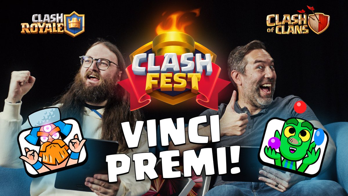 Se non avete ancora capito che cos’è il #ClashFest, @drewbian e @Devourlick sono qui per chiarirvi ogni dubbio! 🤜💥🤛 📺: youtu.be/GyZzmASPU4c