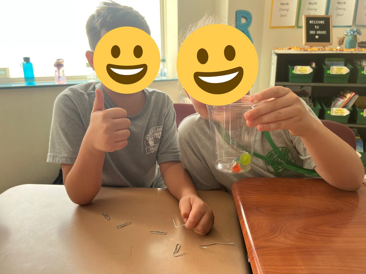 mrstyrrellteach's tweet photo. Everyone successfully saved Fred yesterday! 🪱⛵️ Such a fun team building activity! 

Side note: I told one of my former Ss who’s in 5th grade now that we were going to save Fred and he goes- “You’d think Fred would learn how to swim after all these years” 🤣 https://t.co/cpZRkZyAHn