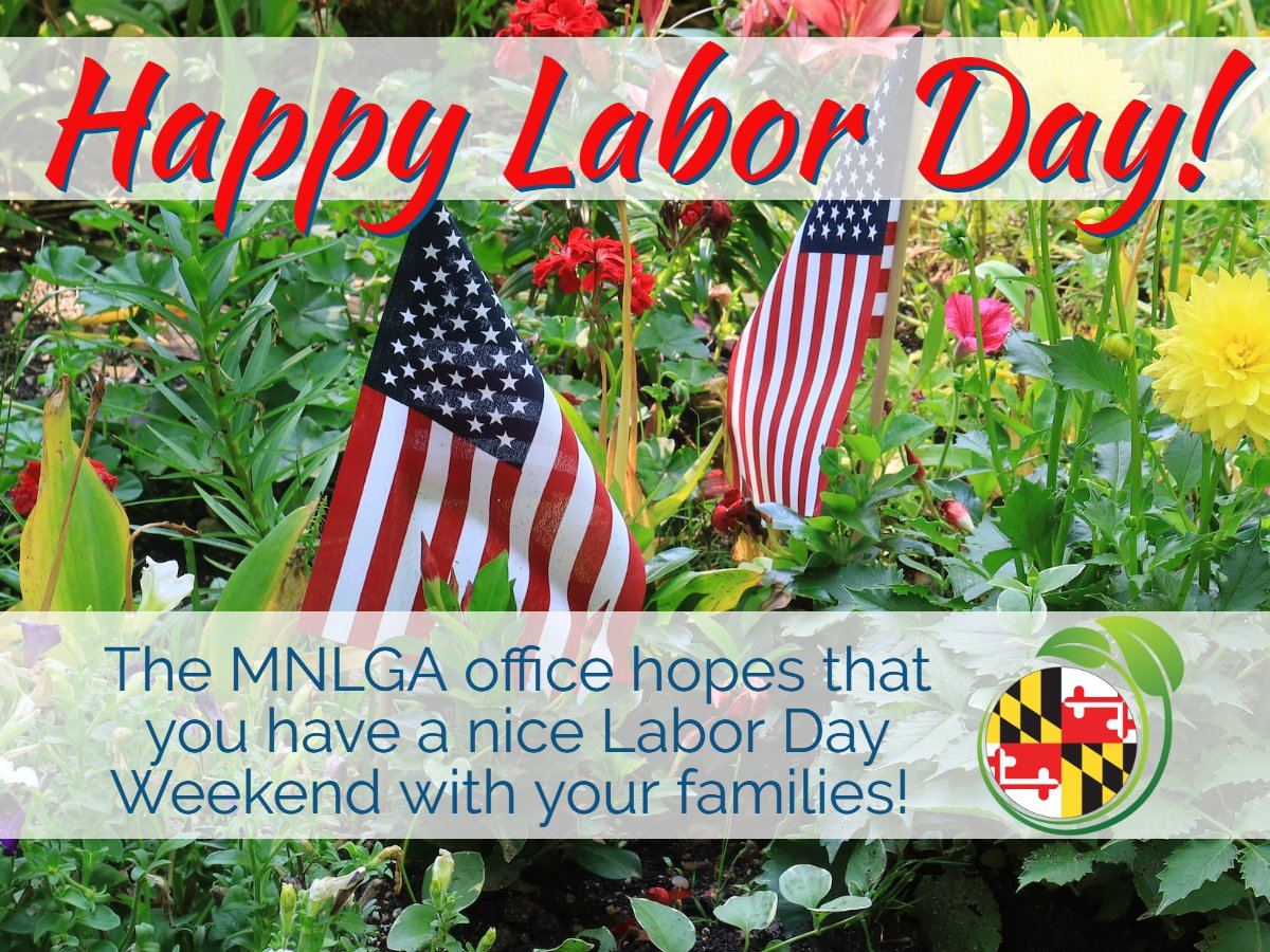 mnlga_'s tweet photo. The MNLGA office hopes that you all have a relaxing and wonderful Labor Day weekend with your friends and family! https://t.co/p8wx9mXWOF