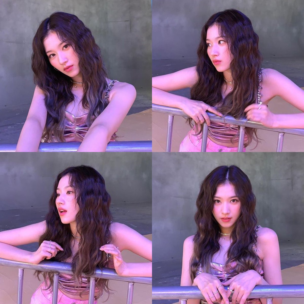 OT9FILES's tweet photo. #SANA is stunning in wavy hair https://t.co/PG12YxQZNc