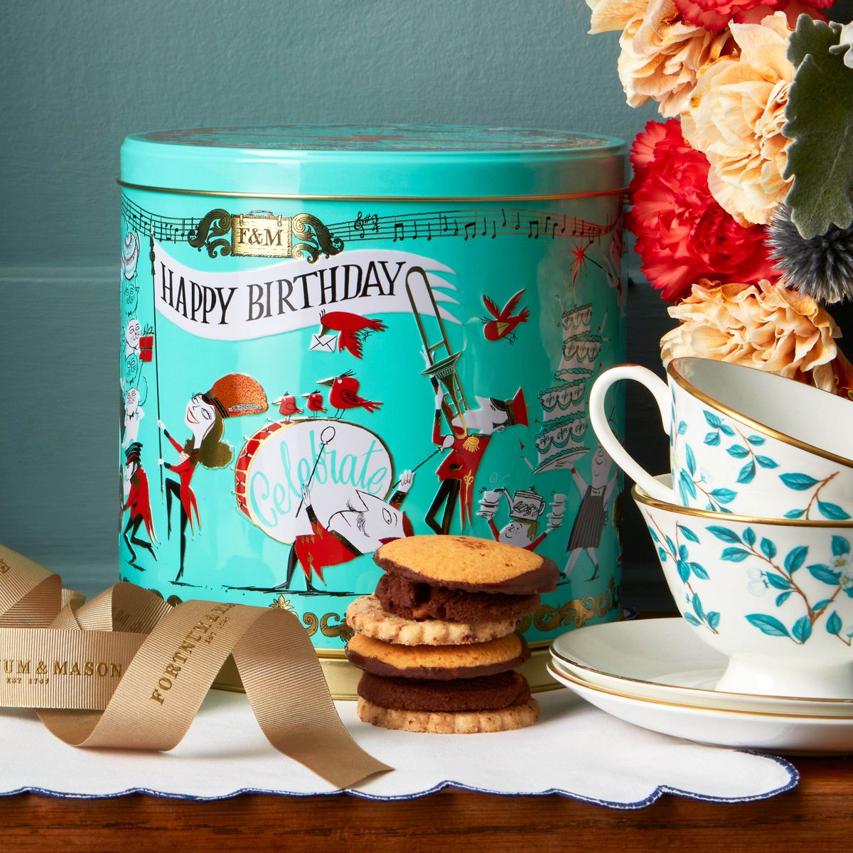 It's always lovely when friends and family sing Happy Birthday but it's even lovelier when a tin of biscuits does it.

Shop Fortnum's Musical Birthday Biscuits! > bit.ly/3GT7mxG