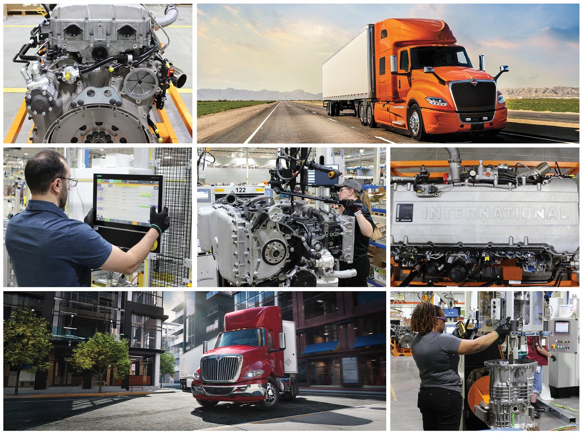 IntnlTrucks's tweet photo. International® Truck is shifting what’s possible with the new International S13 Integrated Powertrain, with dramatic advances in everything from reliability to drive quality and most significantly, fuel efficiency. #ShiftWhatsPossible #S13Integrated https://t.co/sXoTlQIAsw https://t.co/Od6MNQNC1E
