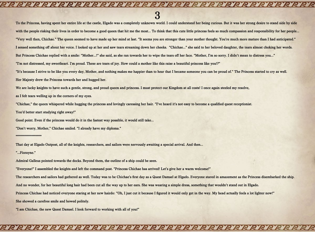 monsterhunter's tweet photo. 📖 #Sunbreak Stories - Vol.2 Princess Chichae's Adventure! 📖

Not one to sit idly by whilst the Kingdom and its people are in danger, Chichae steps forward to aid those in need!

Princess and Quest Damsel, this is her story... https://t.co/BQWYBq5dpt