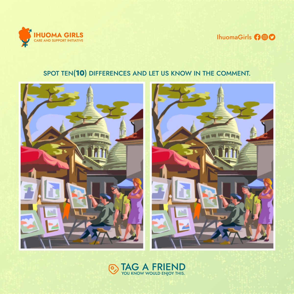 Here's a little game for you today. 

Spot the difference between the two pictures and let us know what it is, in the comments. 

Share with a friend you know would enjoy this