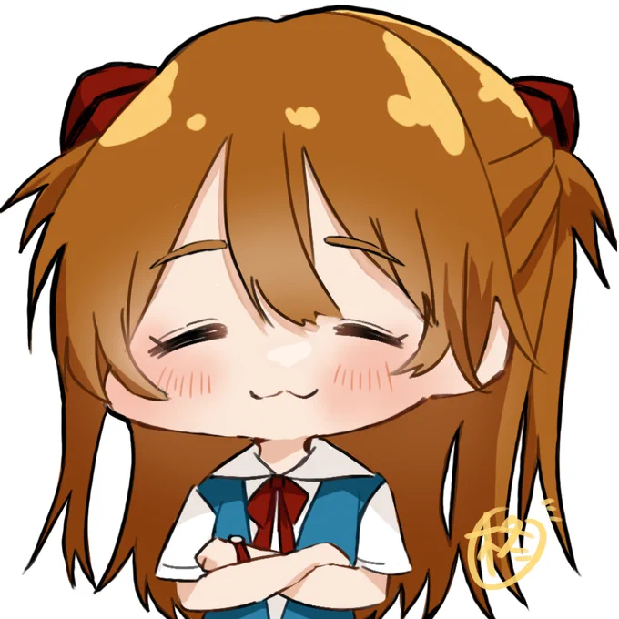 追加で表情差分アイコンできました～!良かったらご自由におつかい!使用される際メンションしていただけると嬉しいです!※再配布、加工、自作発言等禁止#エヴァンゲリオン #式波・アスカ・ラングレー #惣流・アスカ・ラングレー#ぷにアスカ 
