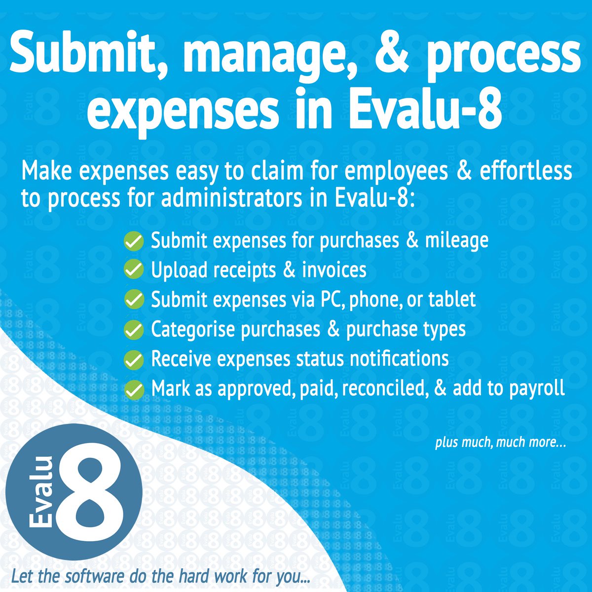 Evalu_8's tweet image. Is your expenses process taking too much time and effort?  Evalu-8 employee management software can help you streamline the process.

Visit our website today: evalu-8.com

#expenses
#savetimeandeffort