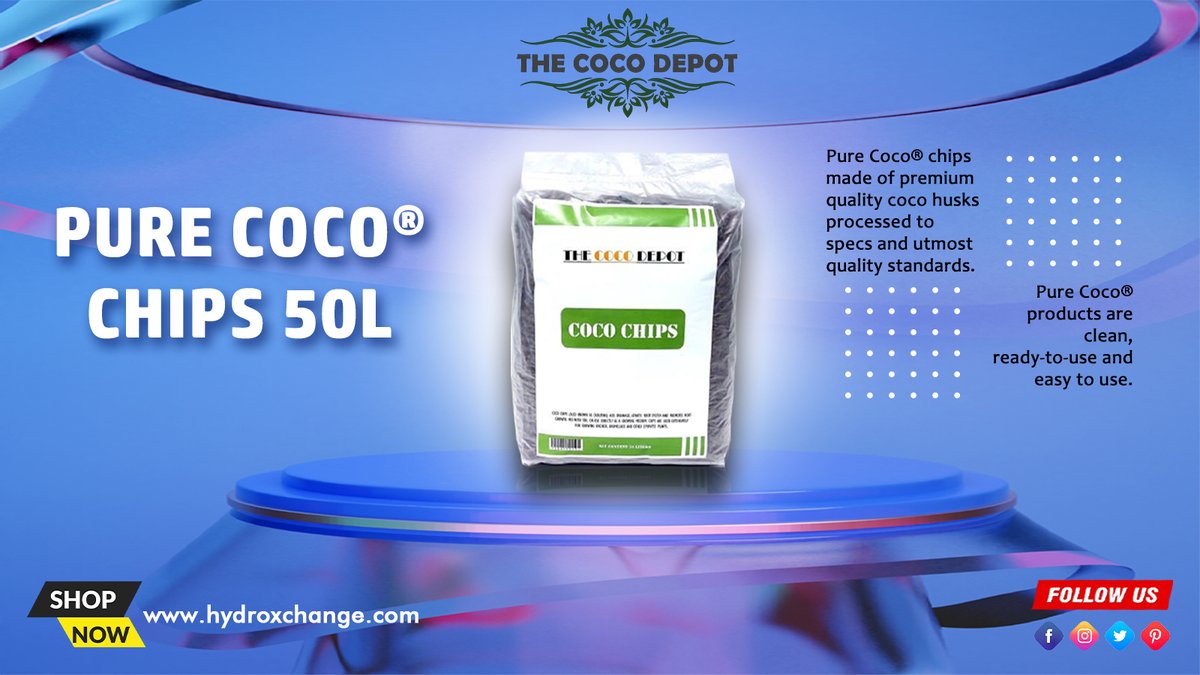 HydroxchangeCom's tweet photo. Pure Coco Chips Blocks are Pure and Natural Organic. These chips are also used in Growing Plants of all kinds with Lesser Space and Water
To Know More ๐
https://t.co/Ri5xT7FvU5
#purecoco #growmats #cocomats #organic #natural #pรผrecoco #hydropronic@the_hydroxchange https://t.co/ZgBXntrYSI