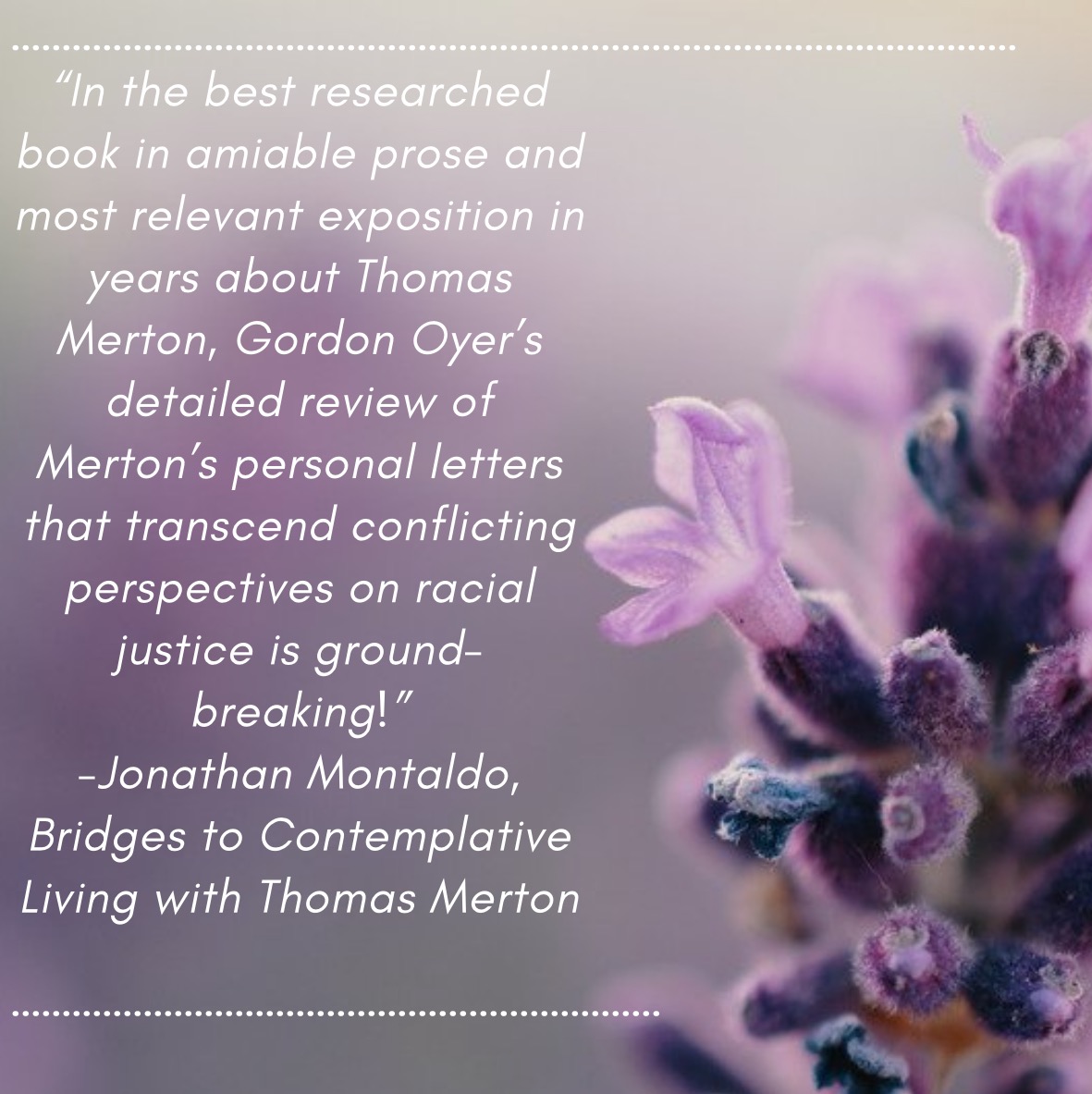 OrbisBooks's tweet photo. Each chapter reveals themes from his life of dialogue, his apostolate of friendship, and his probing assessment of critical issues that remain vital for our time.
#thomasmerton #gordonoyer #race #ecology #theology #readersofinstagram #dorothyday #DanielBerrigan #VincentHarding https://t.co/yILBASJ3i8