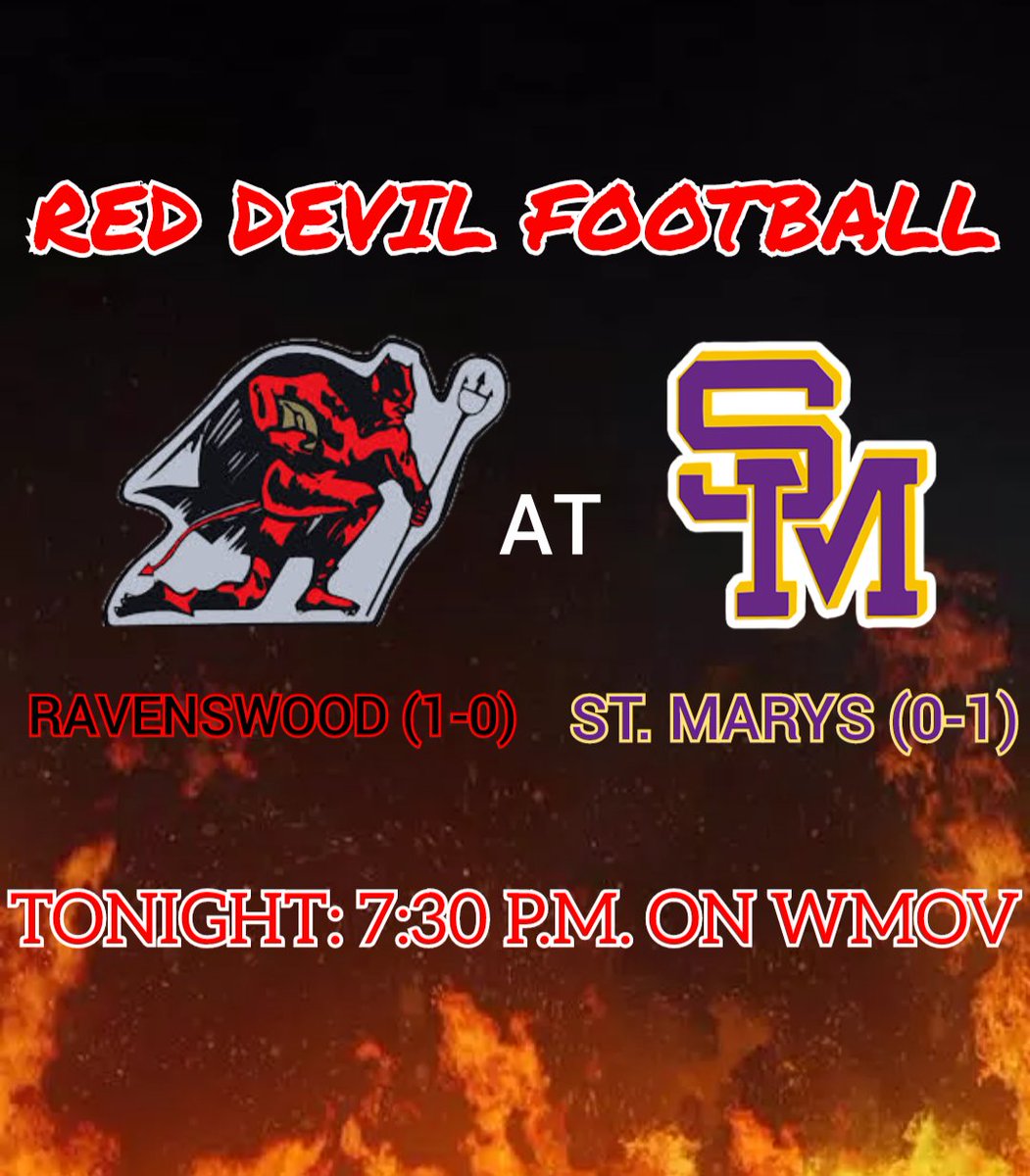 NotoriousHDB's tweet photo. Wake up, it's GAME DAY!!! 👹🏈🎙  #RedDevilFootball #WMOV #LivingLegends #wvprepfb #ForTheRadio https://t.co/Fu5YoBk1Hj