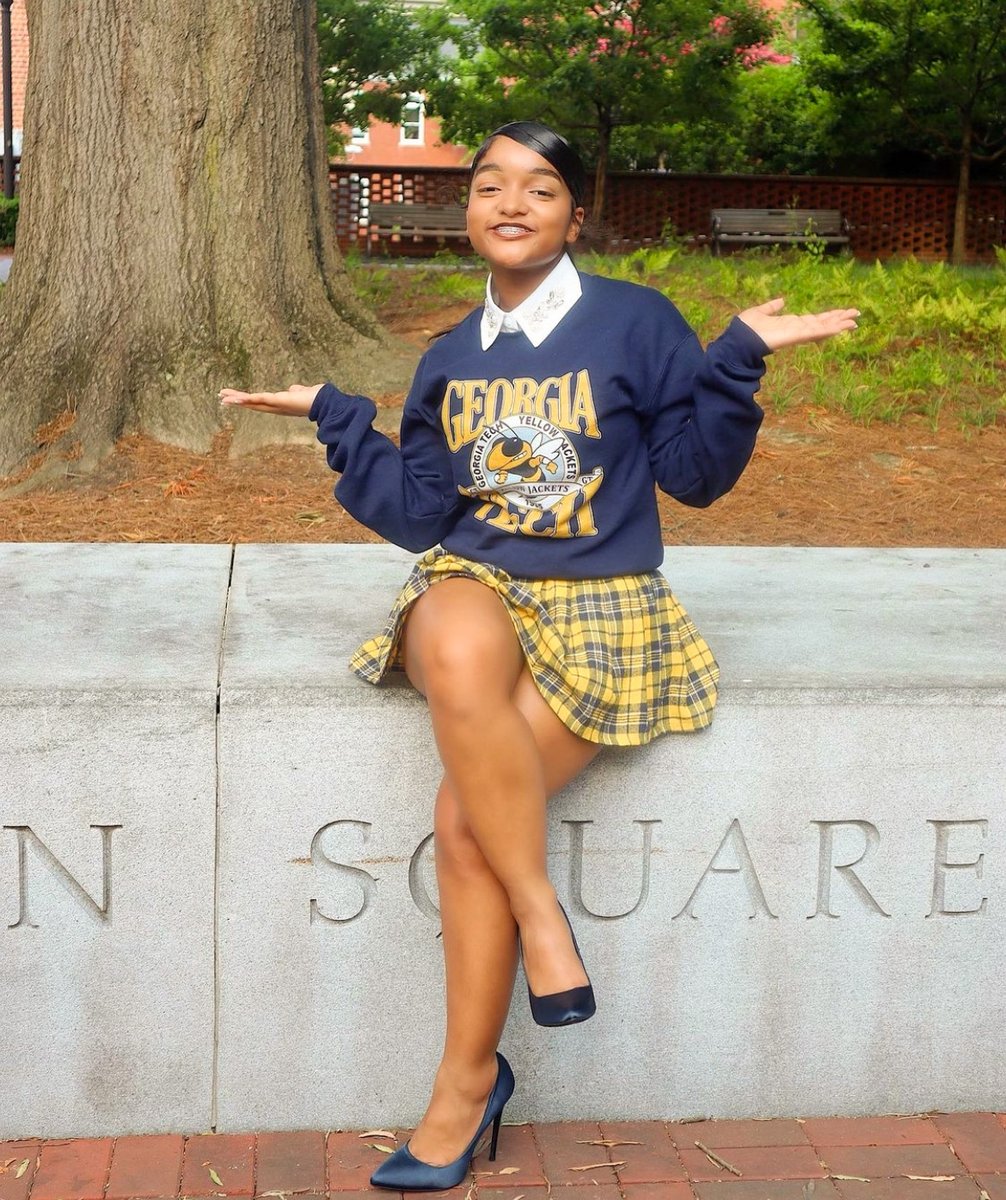It’s National #CollegeColorsDay - we’re proud to represent the very best today and every day! #GoJackets 

Shoutout to current student Alexandria Joel for her amazing Tech-spirited outfit!