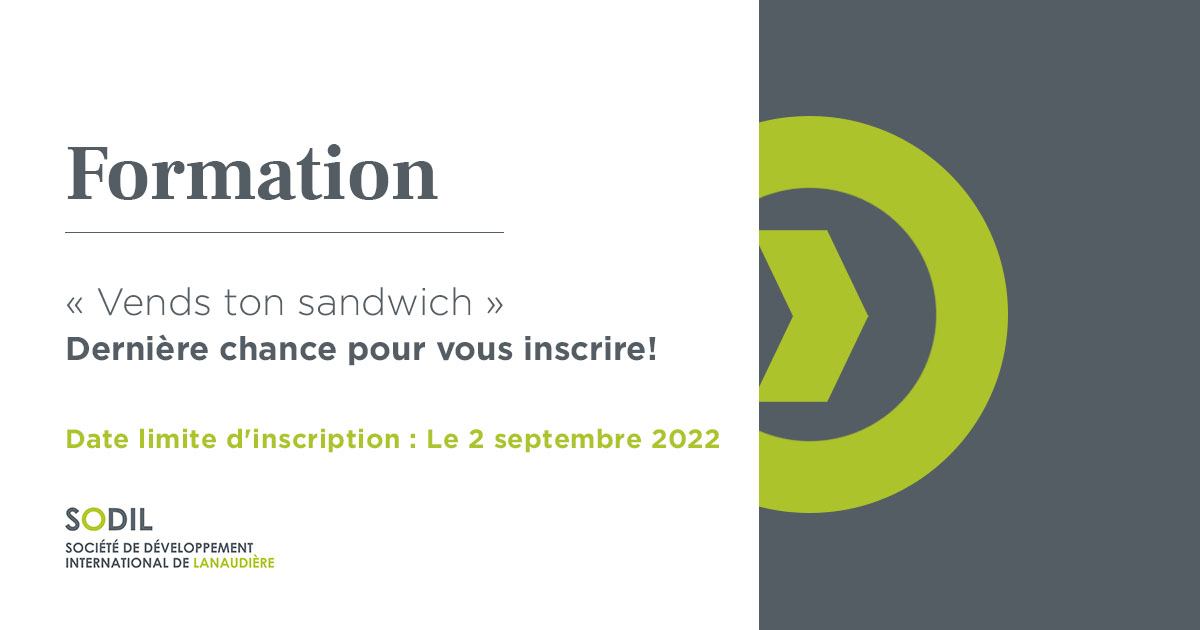 SODIL's tweet photo. Vends Ton Sandwich est un #programme intensif d’accélération en vente sur 10 semaines qui permet à 10 startups innovantes d’apprendre à vendre leur technologie au #Québec.
👉 L’appel de candidature de la 2e cohorte est maintenant lancé!
https://t.co/Kajs8j2JEe
#SODIL #Canada https://t.co/OMd9JDPFrn
