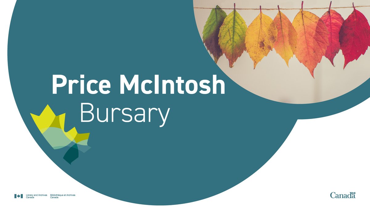 LibraryArchives's tweet photo. There’s still time to apply for the Price McIntosh Bursary. Up to $5,000 per student is available. Applications are due by September 20, 2022. Details: https://t.co/D0OejzvqbK #First Nations #Inuit #MétisNation #VisibleMinorities #PersonsWithDisabilities #AccessibleCanada https://t.co/gFvzvB87Dv