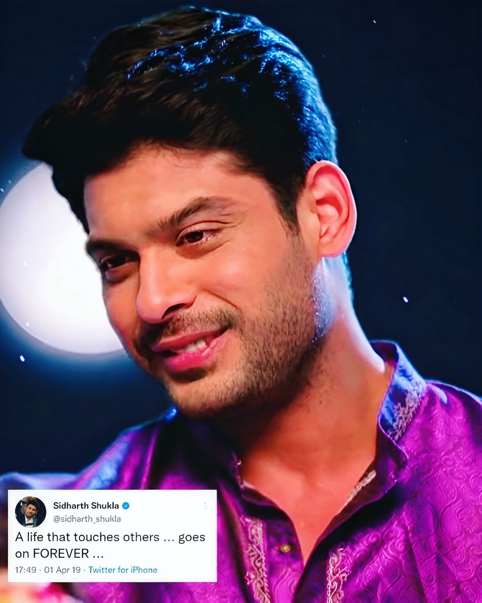 Jaan 🌙💜💫
.
.

.. maybe i will never be able to come in terms with the harsh truth, neither do i want to, the only thing i know is that no one will ever take your place in our hearts and there you are always smiling like this.

#SidharthShukla #SidHearts 
#SidharthShuklaLivesOn