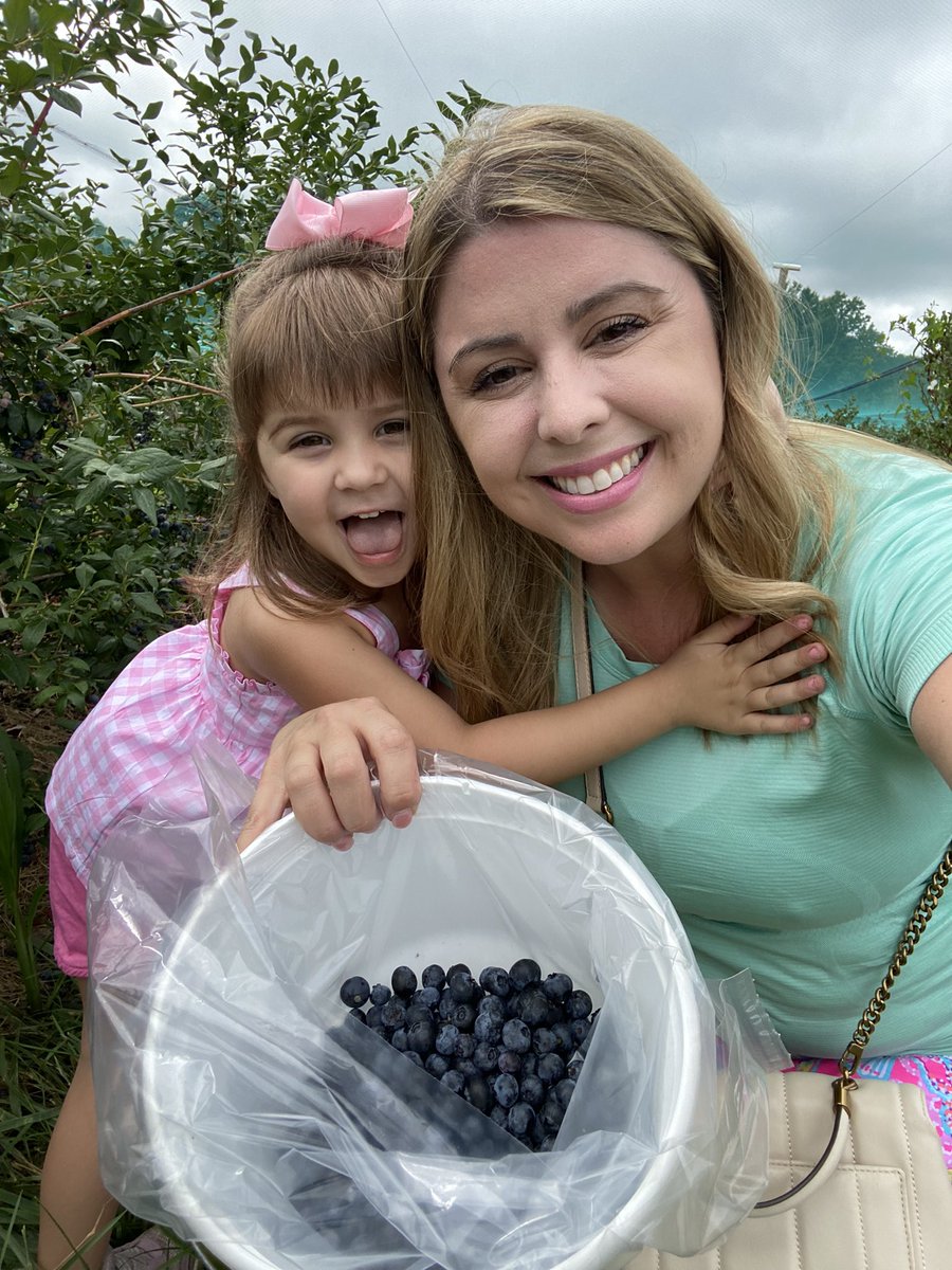 LindsayWFMJ's tweet photo. Loving my blueberry smoothie with berries hand-picked by us at White House Fruit Farm! #smoothie #blueberry #whff @WhiteHouseFF https://t.co/bJuzJFIBYp