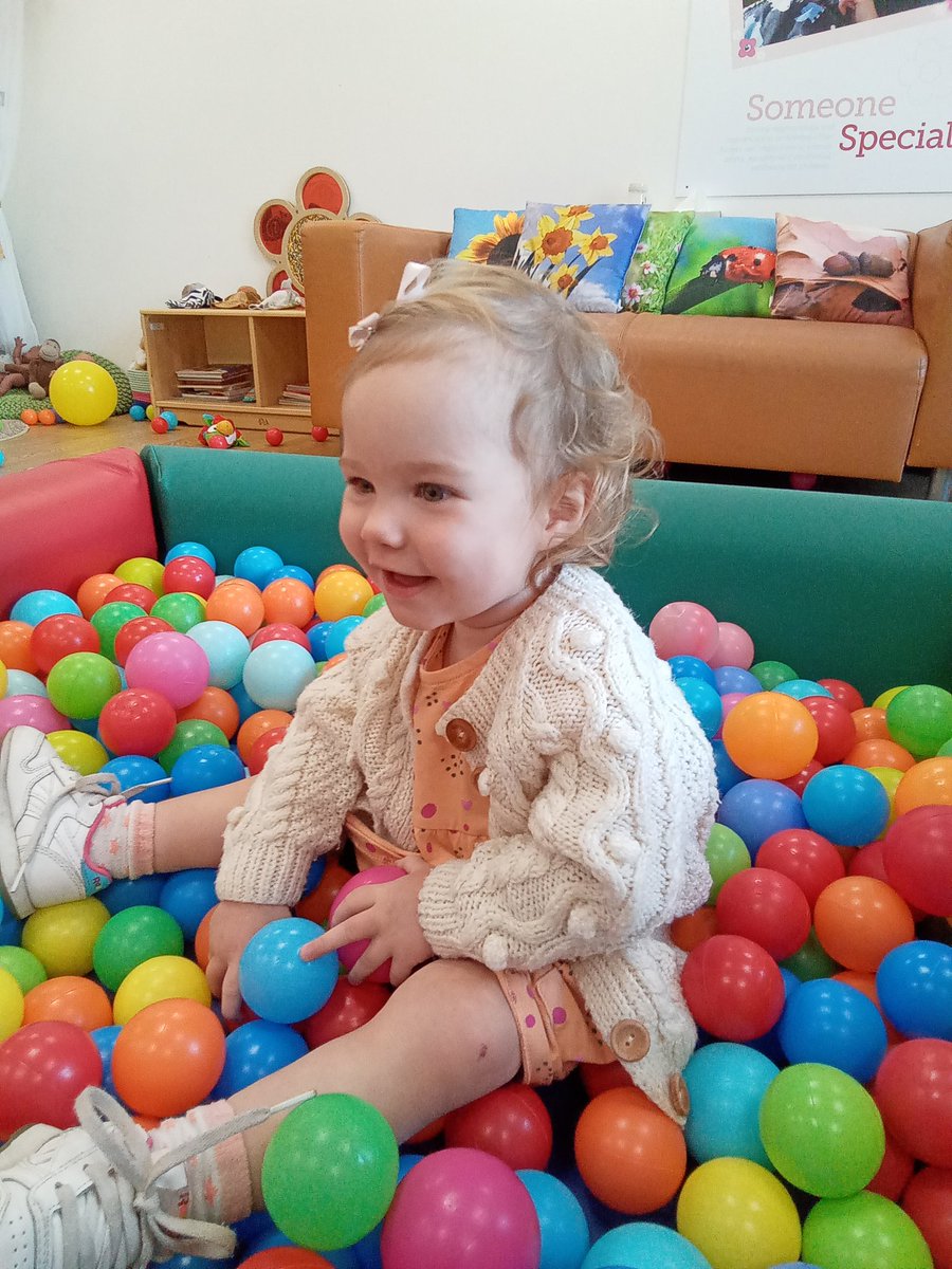 AshbridgeMaxy's tweet photo. It's that time of year when some of our beautiful Snowdrops will be starting their new adventures in our 1-2s classrooms next week so we thought it would be nice to have a ball pool party #Ballpoolfun #Growinguptofast https://t.co/E8HiRqYZJO