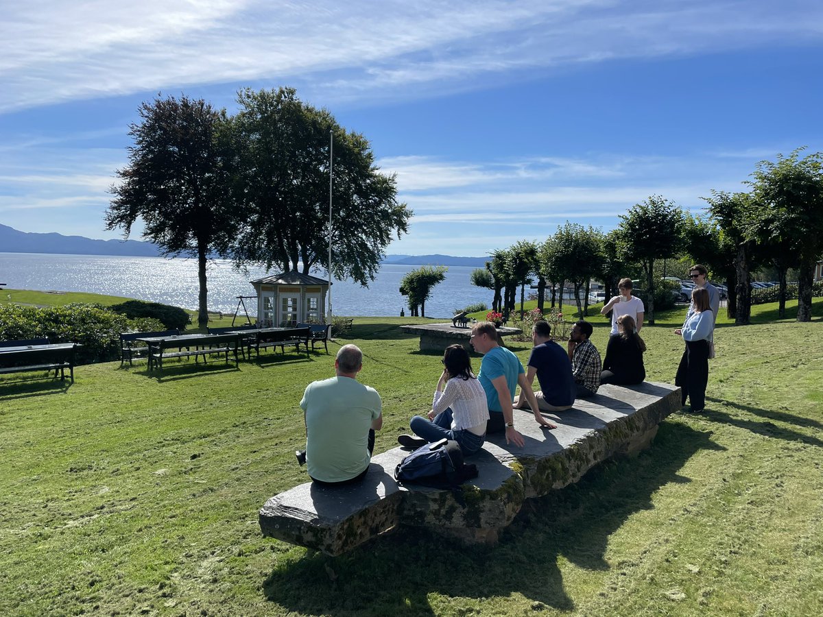 SimulaUiB's tweet photo. What a great way to end our project on Quantum Safe Crypto for IoT. We enjoyed both interesting talks and beautiful weather at Solstrand! https://t.co/Che1DH13oc