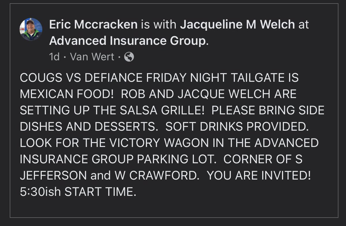 ReckingCrewVW's tweet photo. Join us! The football team loves seeing us before the game! All are welcome! #GoCougs ๐พ๐ #BeatDefiance https://t.co/wTRkxLDmiw