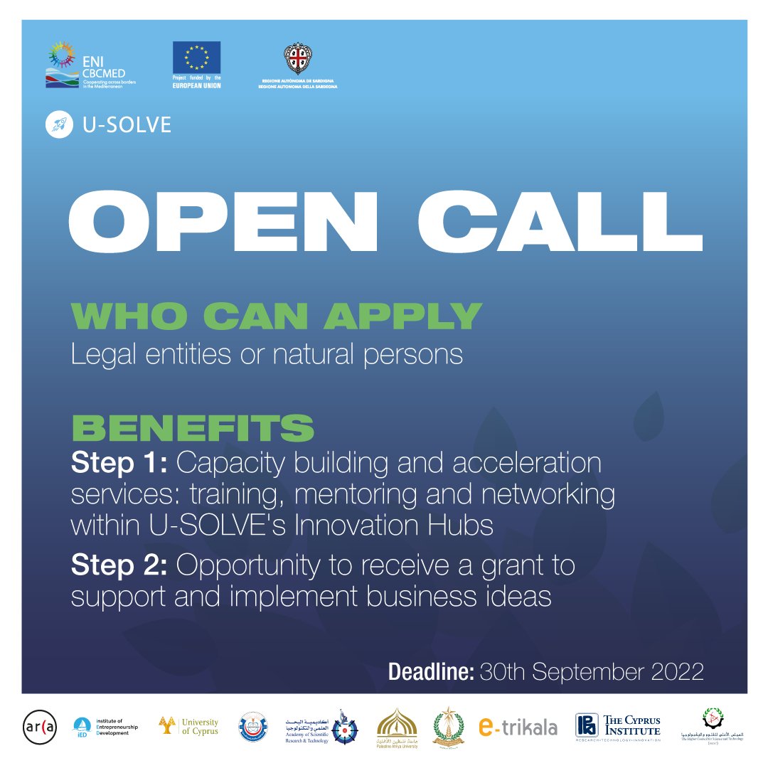 ied_europe's tweet photo. 🔵 Are you an entrepreneur wishing to start a business that can meet the challenges of sustainable urban development in cities? Apply on the @u_solve call for #subgrants!
⏳ Applications deadline: 30th of September, 2022
👉 Find out more: https://t.co/h5kt69mjuj
#iED #USOLVE https://t.co/cffrKuTGHf