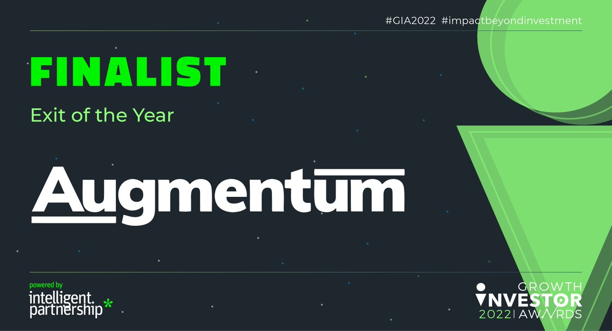 Ending the week with some exciting news! We're pleased to have been named finalists for the <a href="/GIAwards/">GrowthInvestorAwards</a> 2022 across three categories:

🔸Best Investor Return 
🔸Exit of the Year (<a href="/ii_couk/">interactive investor (ii)</a>) 
🔸Industry Game Changer 

Congratulations to all finalists!

#GrowthInvestorAwards22
