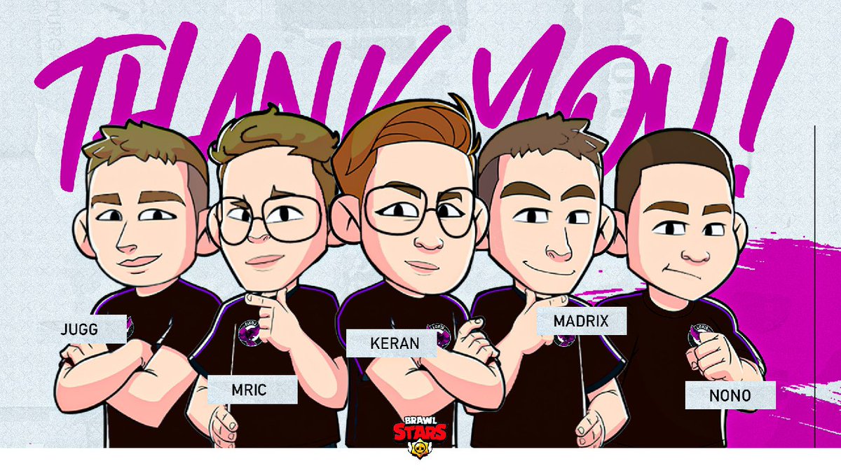 Every beautiful thing has an end... We thank our Brawl Stars roster for those 3 months spent together. We wish them the best on the future❤️🦅