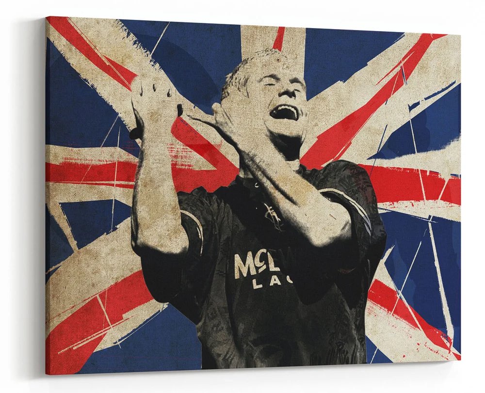 BlueRoomArt's tweet photo. 🇬🇧 GAZZA CANVAS GIVEAWAY 🇬🇧

If RANGERS win Saturday’s Old Firm we’ll draw one WINNER who‘ll win this canvas from https://t.co/31tce6tcfG 

To enter simply;
🔵 LIKE
⚪️ RETWEET
🔴 FOLLOW https://t.co/GQWU0f4CsJ