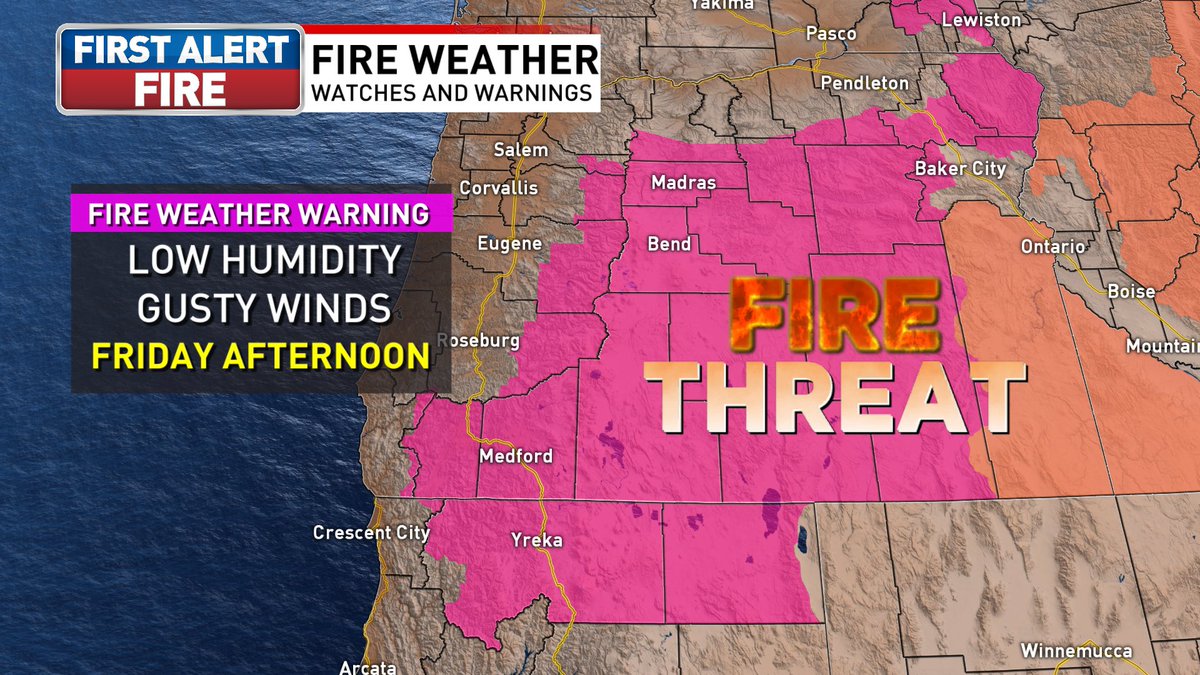 holden_lecroy's tweet image. 🔥FIRE WEATHER: #RumCreekFire up to 15,635 acres &amp;amp; 1% contained, #SixRiversComplex 39,275 acres &amp;amp; 64% contained. Smoke continues with (some) thinning this afternoon. Those north of Medford will continue to see thick smoke, concern for start of Friday night football. #ORwx #CAwx