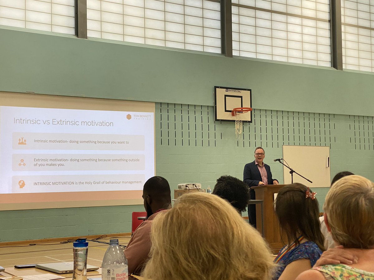 PlumsteadManor's tweet photo. Starting the year with outstanding sessions from Prof Paul Miller on Letโs Talk about Race and Tom Bennett on Building Blocks for Better Behaviour. #excellence for staff at the start of the new academic year. Heartfelt thanks to @ojukomiller @tombennett71 for their wisdom. https://t.co/EqTZFKVuET