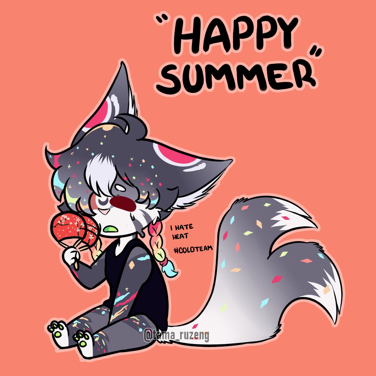 Tama_ruzeng's tweet photo. They say today it will be 32°C... I already want summer to end and autum to begin 😭😭😭😭

#coldteam #ihatesummers https://t.co/6NB4GHgYTW