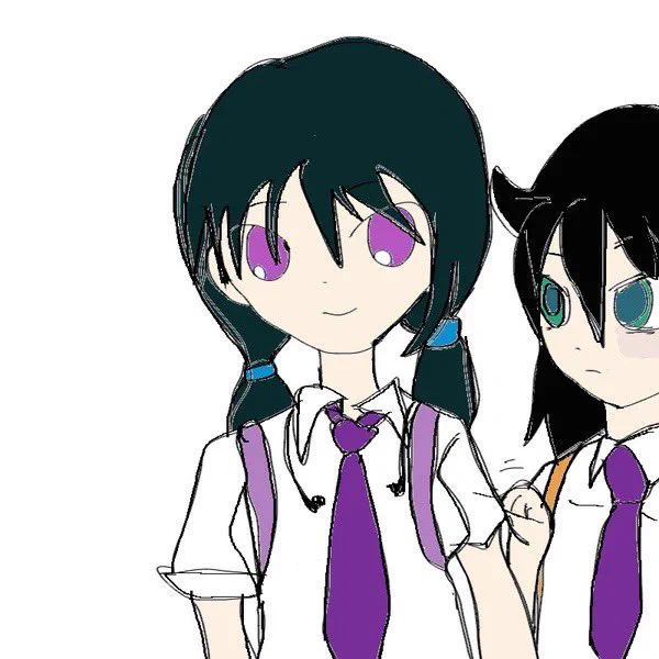 #最近フォローした方は知らない過去絵を晒す絵を描き始めた3年前のイラストです。中古で買ったBambooとGIMPを使ってました 