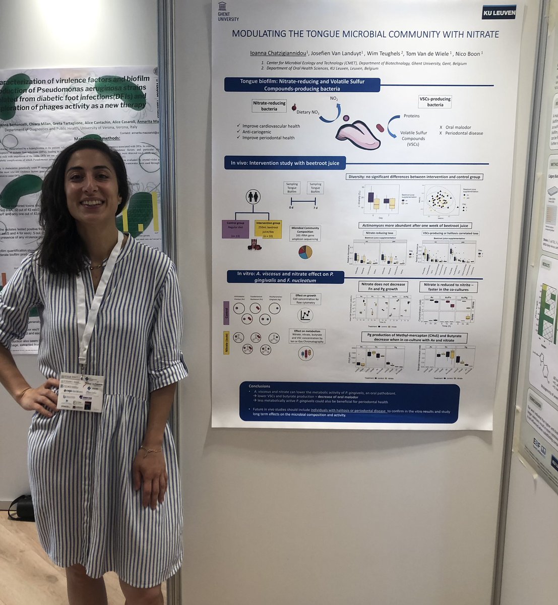 If you are <a href="/EBF2022/">Eurobiofilms2022</a> and interested in tongue biofilms👅 come visit me at poster 194! Presenting some parts of the research I did during my PhD <a href="/CMET_UGENT/">CMET</a> #EBF2022