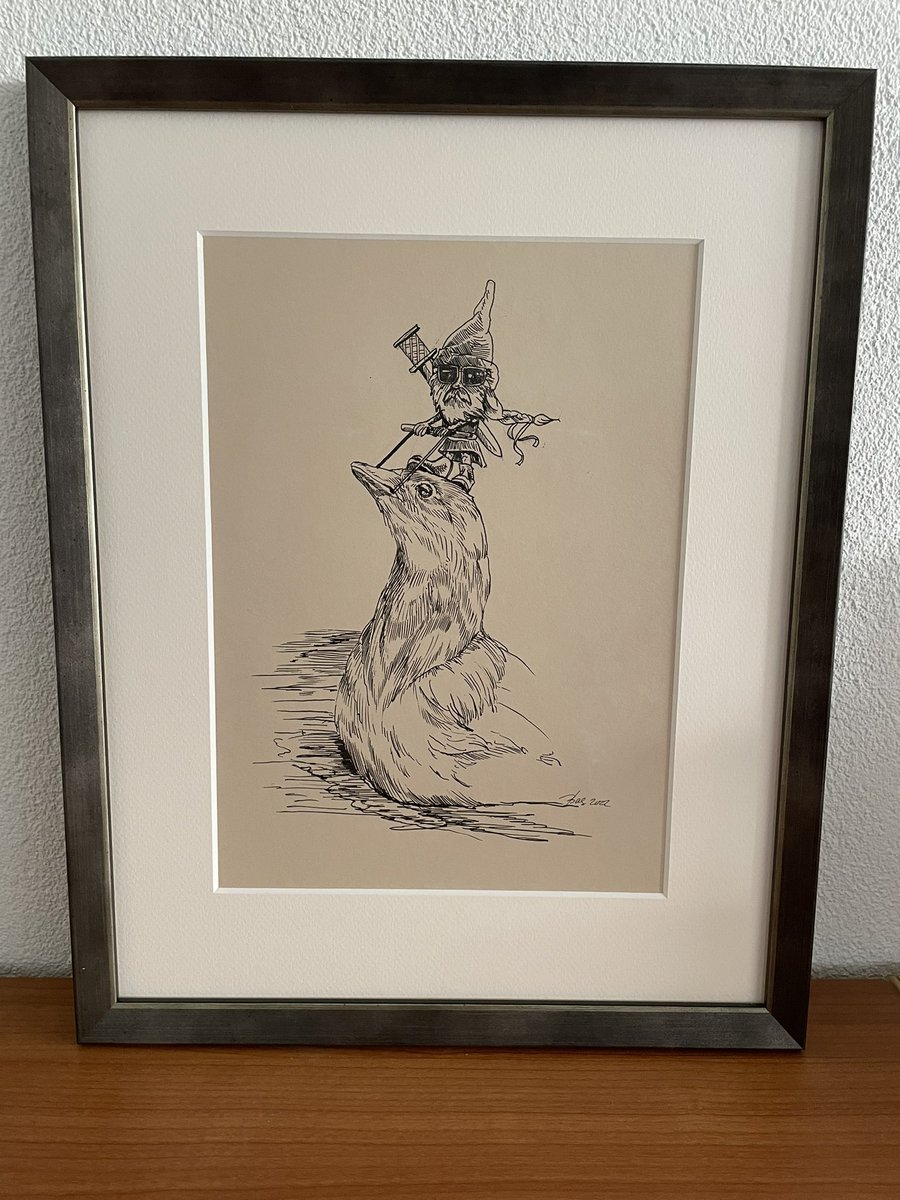 FransHeijneman's tweet photo. @AtelierGeeraets Ik heb er direct een mooie lijst om laten zetten. Heel erg blij met het resultaat. Nu nog een mooi plekje zoeken. https://t.co/XqgmbrOuFY
