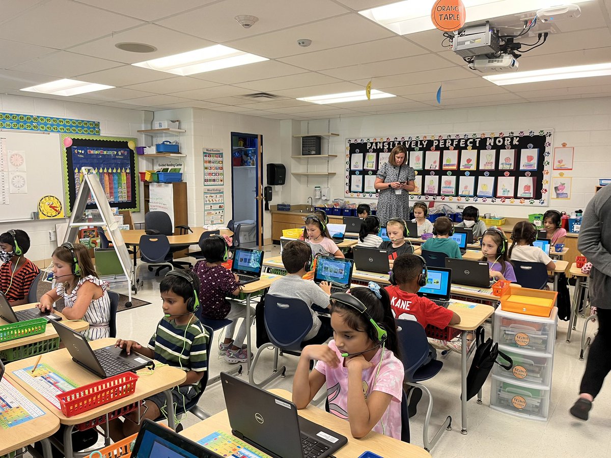 MAP Reading Fluency testing going on! I have some rockin’ readers!