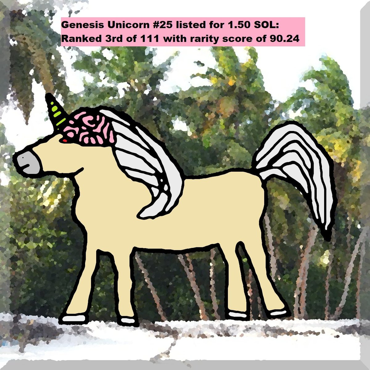 theniacks's tweet photo. Ranked 3rd!
With SOL so low, now's the time to invest in the Genesis Unicorn NFTs!
#nft #nftart #nfts #nftcollector #solananft #unicorniaks #genesisunicorns #sol #solsea #nftinvesting #minted #mrpipu #metaverse #niacks #theniacks #unreal #unrealengine #unrealengine5 https://t.co/3LyV1QbvkY