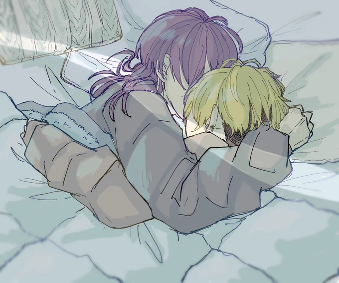 みつふゆ(再掲)冬に描いてたから冬の格好しかない1枚目は結構お気に入り 