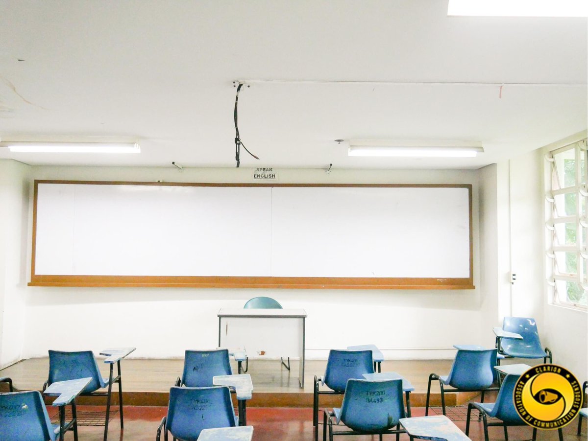 UE_Actions's tweet photo. LOOK | Classrooms for AB Communication students are all ready for the incoming Face to face classes on Monday, September 5.

Full story: https://t.co/Lpubr44dd5 

#Clarion #ACTIONS2223 #KomuniAKSYON 
#UniversityOfTheEastCaloocan #ABCommunication https://t.co/KFarA5uGwM
