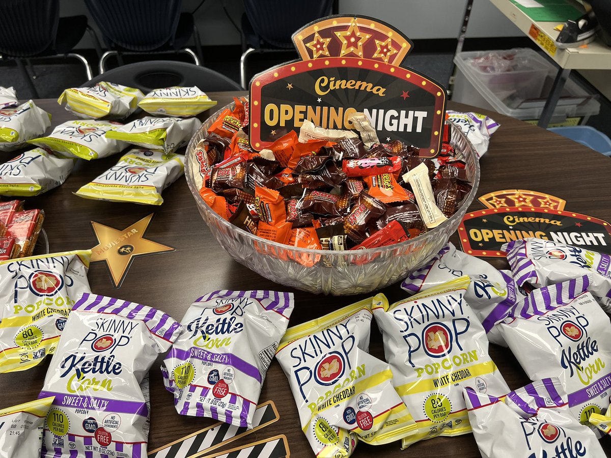 Happy Friday <a href="/PME_Katyisd/">McRoberts Elementary</a> Teachers. We are REELy glad to have our STAR teachers on campus. This table sponsored by your leadership team! #pmedolphins