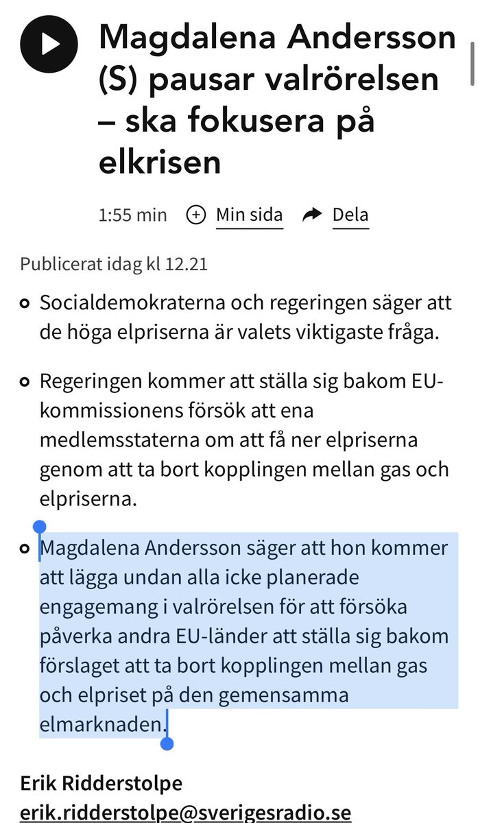 Sara Skyttedal tweet media