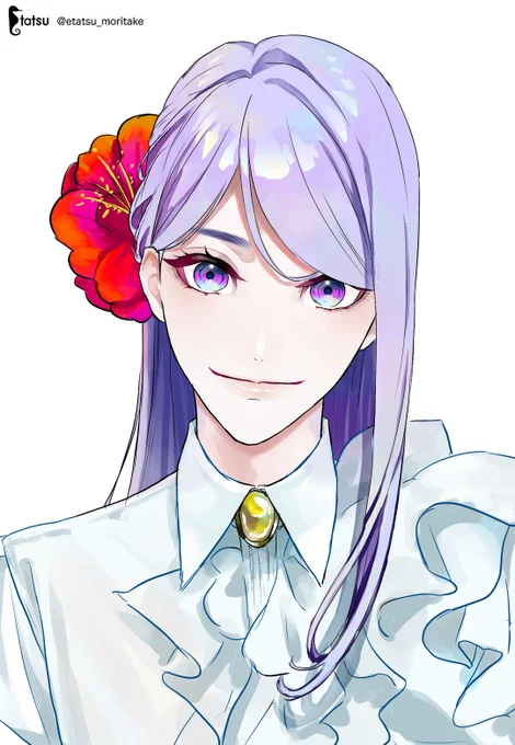 弦月の顔面の破壊力が半端ない#上弦画  