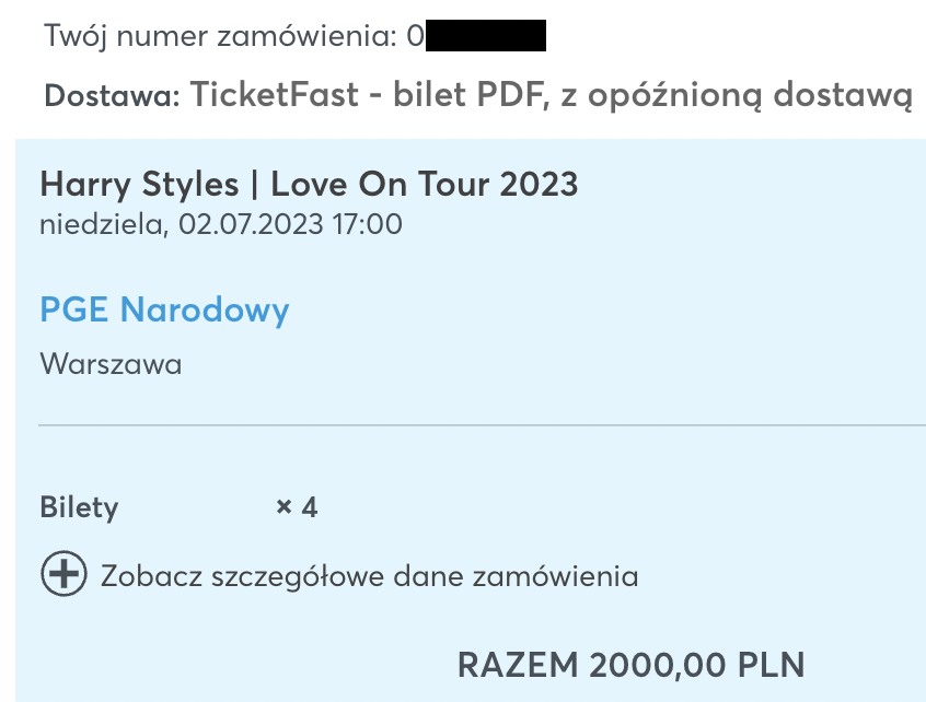 Jest tyle chętnych osób, a że marzenia warto spełniać to chcę wam pomóc! 😅 Spośród osób które: - followują mnie na twitterze, - udostępnią ten post, - i napiszą tu komentarz; wybiorę 4 osóbki które dostaną bilety na koncert Harrego w Wawie Powodzonka, jutro o 20:00 wybieram!