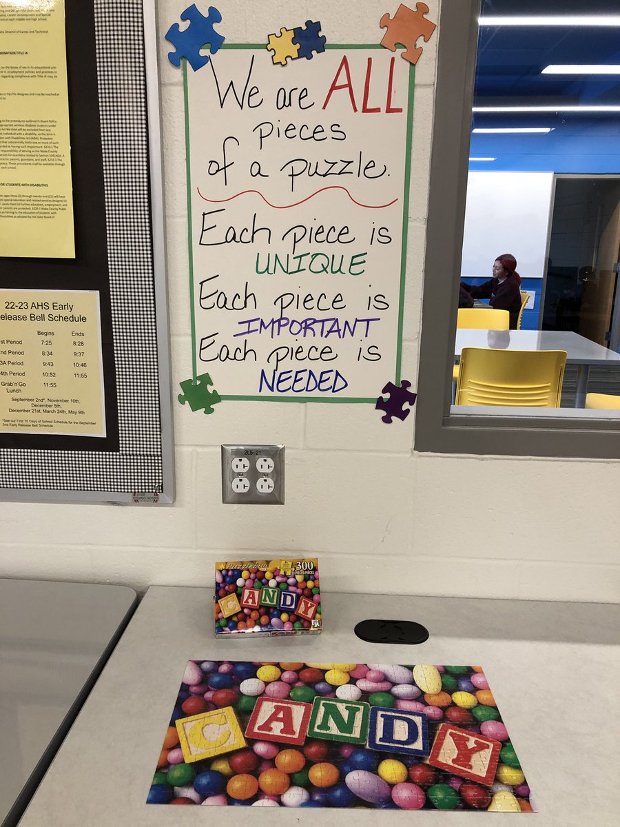 AOIT_KCaudill's tweet photo. Individuals working together to create a finished, final product. @ApexAOIT #puzzles #collaboration https://t.co/2qKLIncgHI