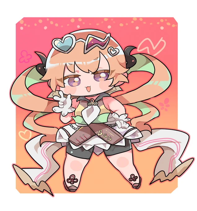 サニーも描いてって言われたので描きました
