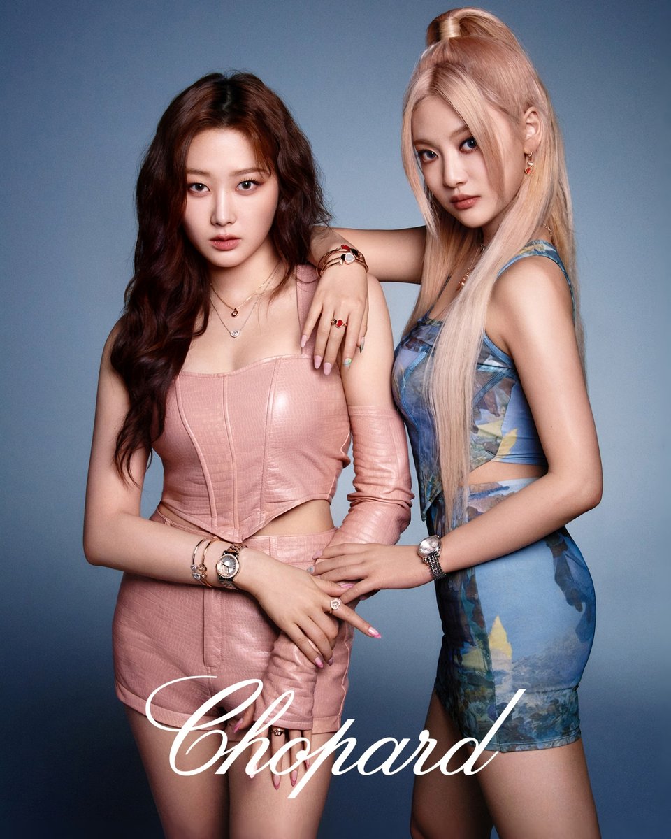 Gishaelle's tweet photo. The other good thing that we could show you is another charm of us as part-time models. So, please wait for other projects from Chopard and us! https://t.co/i1cYFXSVyA