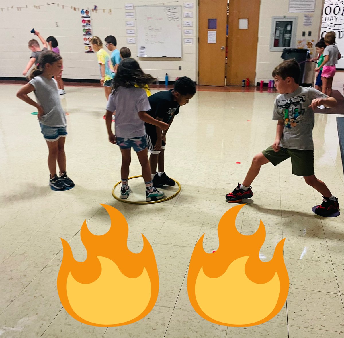Floor is Lava. 
Cooperation games.