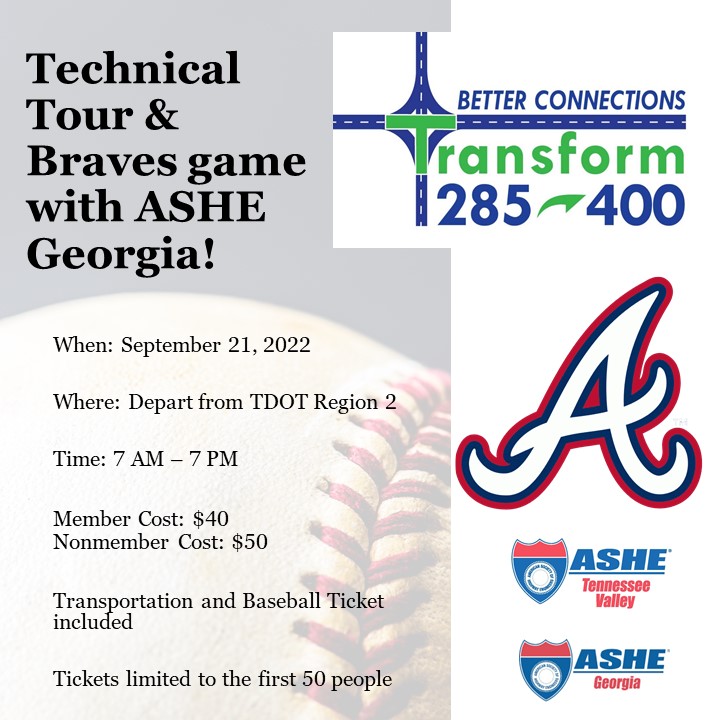 ASHE_TNValley's tweet photo. Join us for a Technical Tour and Braves game with ASHE Georgia on September 21st. 

Use the link below to buy your tickets, there are only 22 left!

We can't wait to see you there!

https://t.co/2nujKygJS3 https://t.co/W0o6ywXj6j