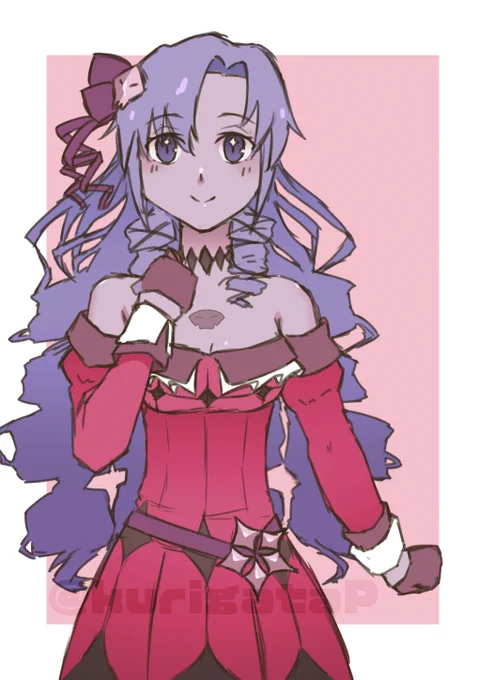 #C100 会場頒布おまけ本より、静謐ちゃん×サロメ嬢。描きたかったんですわ#FGO #静謐のハサン #サロメ百万展 