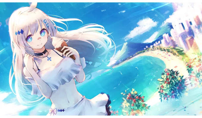 pixivリクエストで描きましたイラストです!リクエストありがとうございました 